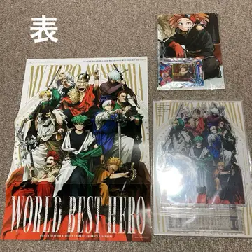 히로아카 최강 점프 GIGA 부록 십걸 아크릴 스탠드 포스터 씰 미개봉