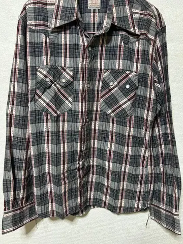 플랫 헤드 체크 셔츠 사이즈 40 THE FLAT HEAD 긴팔