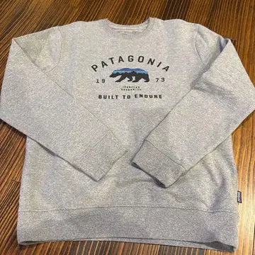 Patagonia 그레이 크루넥 트레이닝복 S