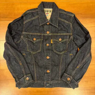 EDWIN 다크 데님 데님 자켓