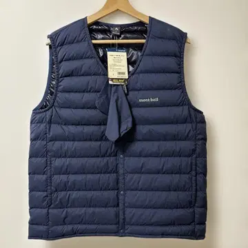 mont-bell 몽벨 스페리오 다운 V넥 베스트 남성용 네이비