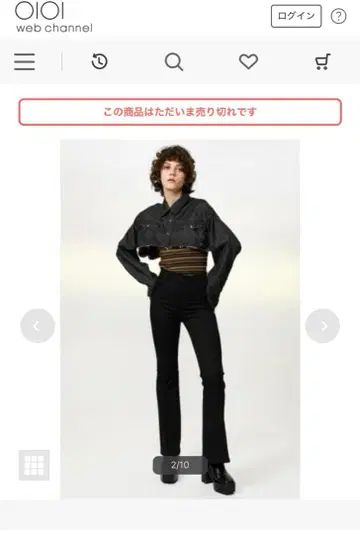 CALL BLACK HW PINTUCK FLARE 팬츠 23