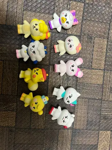 컬러풀 캐릭터 피규어 8개 세트