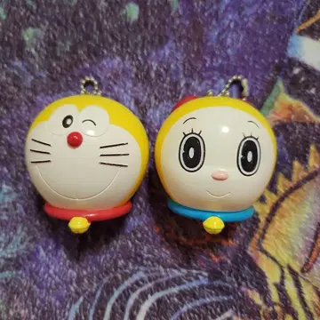 도라에몽 윙크 디자인 키링 2체 세트