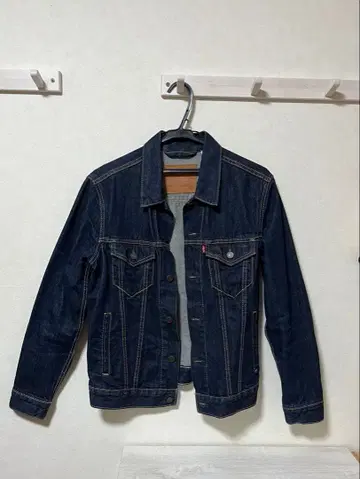 Levi's 다크 블루 데님 자켓