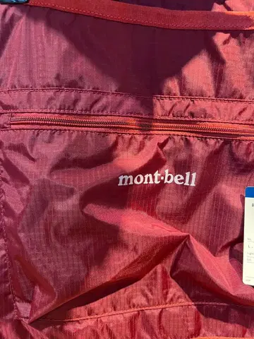 mont-bell L.W. 숄더백 M 와인 레드 몽벨