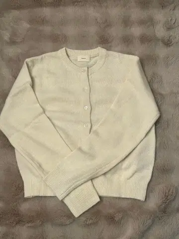 CREDONA 가디건 니트 아이보리 프리 사이즈