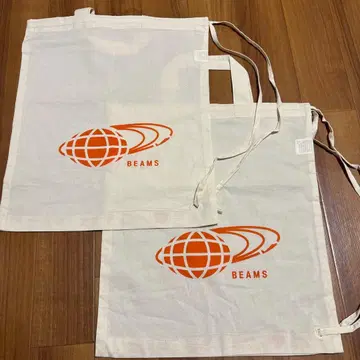 BEAMS 에코백 원숄더 & 토트백 쇼핑백 아이보리
