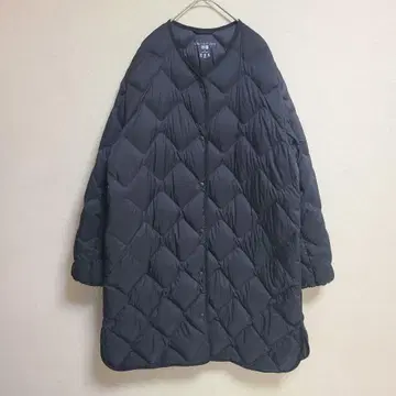 새상품급 UNIQLO 유니클로 울트라 라이트 다운 릴랙스 코트 블랙 XL