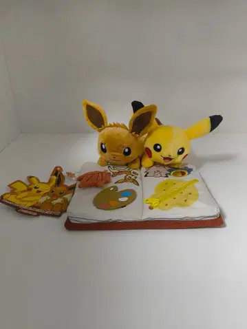 포켓몬 센터 시즌 피카츄 이브이 가을 봉제 인형 포켓몬 센터