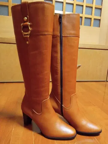 Flay 23.0cm 카멜 부츠 미사용 새상품