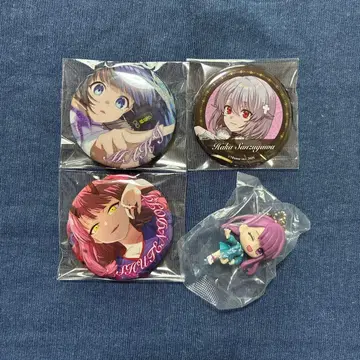 오레쿠로 캔뱃지 3개 / 가챠 피규어