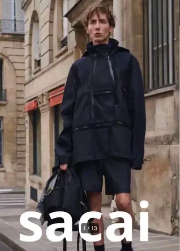 정가: 107,800엔 sacai 2022ssDenim Blouson