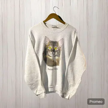 [ 구제 의류 ] 90s Lee 고양이 맨투맨