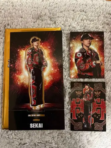 EXILE 세카이 아크릴 스탠드 포토 카세트