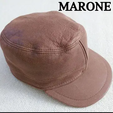 MARONE 마로네 가죽 캡 모자 CA4LA 워크캡