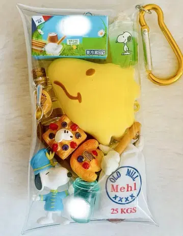 가챠 묶음 판매 베이커리 빵 데코 부품 미니어처 파우치