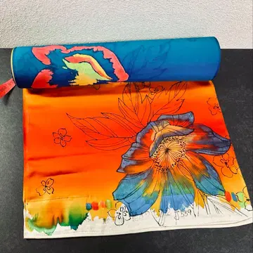 미사용 새상품 [택 포함] 고급 염색 직물 기모노 원단 옷감 교토 니시진