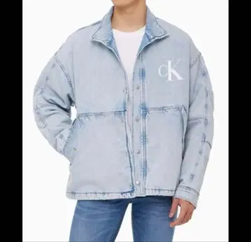 [ 세이라 착용 ] 캘빈클라인 오버 데님 자켓