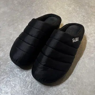 SUBU 블랙 슬리퍼