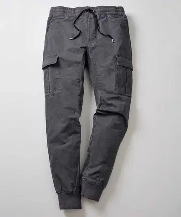 WP WESTPOINT 이지 카고 치노 팬츠풍 밑단 리브 팬츠