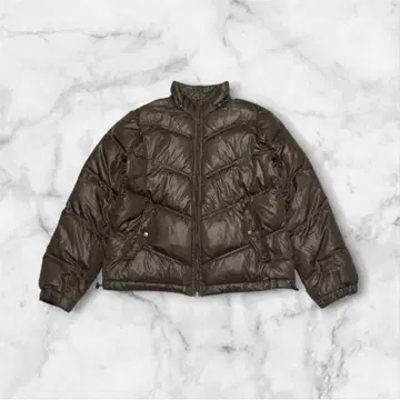 다운 자켓 L 사이즈 브라운 남성용 방한 경량 겨울 의류 아우터