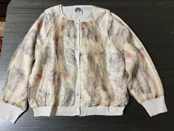 셀렉 꽃무늬 긴팔 가디건