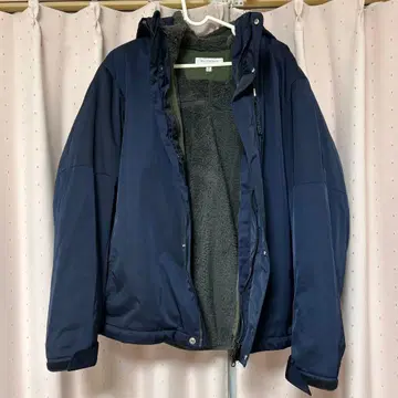 유나이티드 애로우즈 3웨이 네이비 플리스 안감 마운틴 후드티