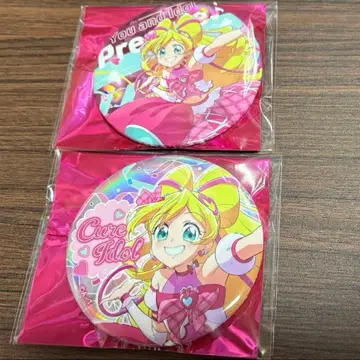 너와 아이돌 프리큐어 드림 스테이지 후기 캔뱃지 큐어 아이돌 2종