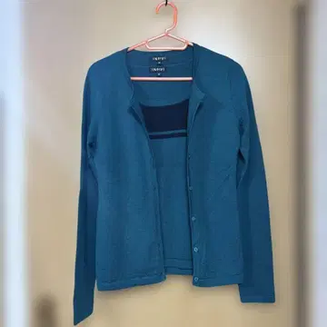 [ 새상품급 ] INDIVI 가디건 앙상블 38 틸