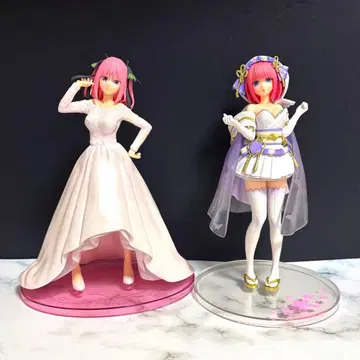 5등분의 신부 나카노 니노 피규어 제일복권 2체 세트