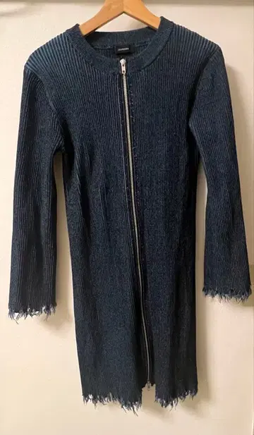 [화요일까지] JEANASIS 다크 블루 니트 원피스