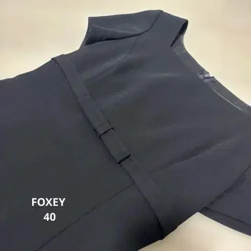 FOXEY 서세스수트 포멀 다크 네이비 울 수트