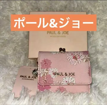 새상품, PAUL&JOE 폴앤조, 접이식 지갑, 핑크, 크리장테무