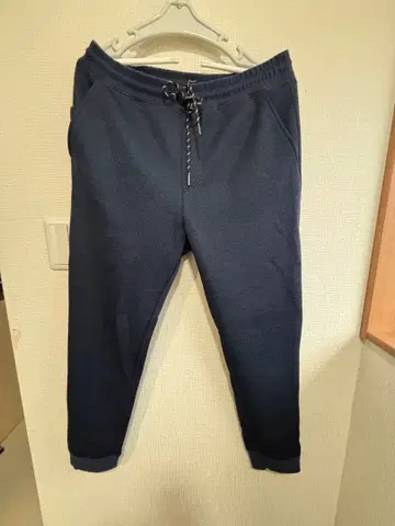 BAYFLOW 네이비 조거 팬츠