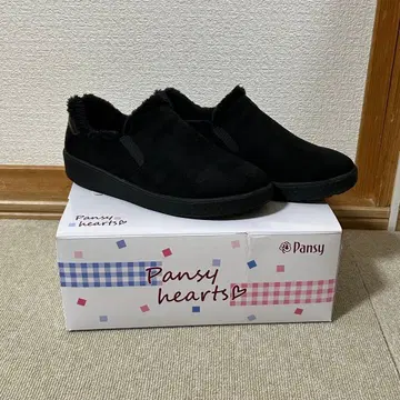 PANSY 팬지 여성용 보아 슬립온 24.0cm 블랙