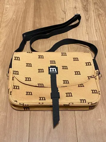 marimekko 마리메꼬 로고 매니아 숄더백 베이지