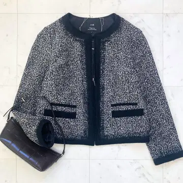 23구 노카라 자카드 자켓 루즈핏 44 사이즈