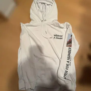 AZUL BY MOUSSY 남성용 화이트 후디 M 사이즈