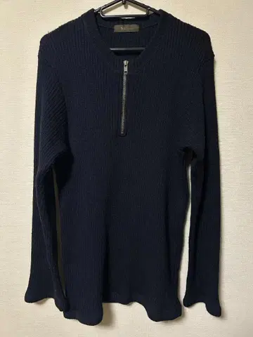 (할인 가능) Y's for men 하프 지퍼 니트 MM-T28-133