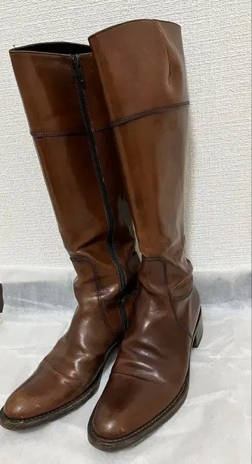 [ FRANCO MARTINI ] 브라운 롱 부츠 22.5cm