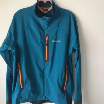 mont-bell 크리마플러스 파랑 오렌지 지퍼