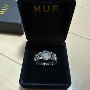 HUF REGIONAL CUBAN LINK RING L 실버