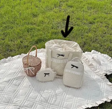 [ 새상품급 ] CHIP CLIP x aichii 마더백 아이보리 아베일