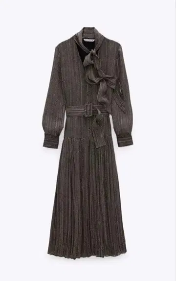 ZARA 자라 보타이 미디 벨트 원피스 M~L