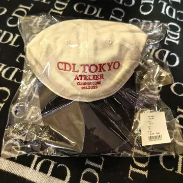 미사용 CDL Atelier Cap 아이보리 M 사이즈 CDLTOKYO