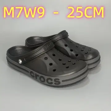crocs 클로그 샌들 M7W9 25CM 블랙 6