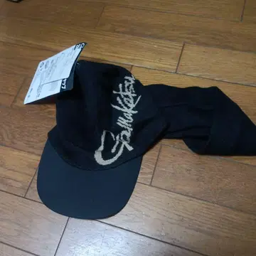 가마가츠 2WAY 니트 바이저 캡 L 블랙/골드