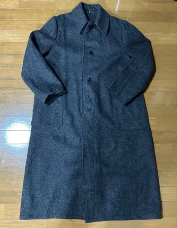 50s 불가리 군 울 롱 코트