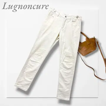 르농큐르 코듀로이 팬츠(M) 화이트 스트레치 성숙 캐주얼 키레카지